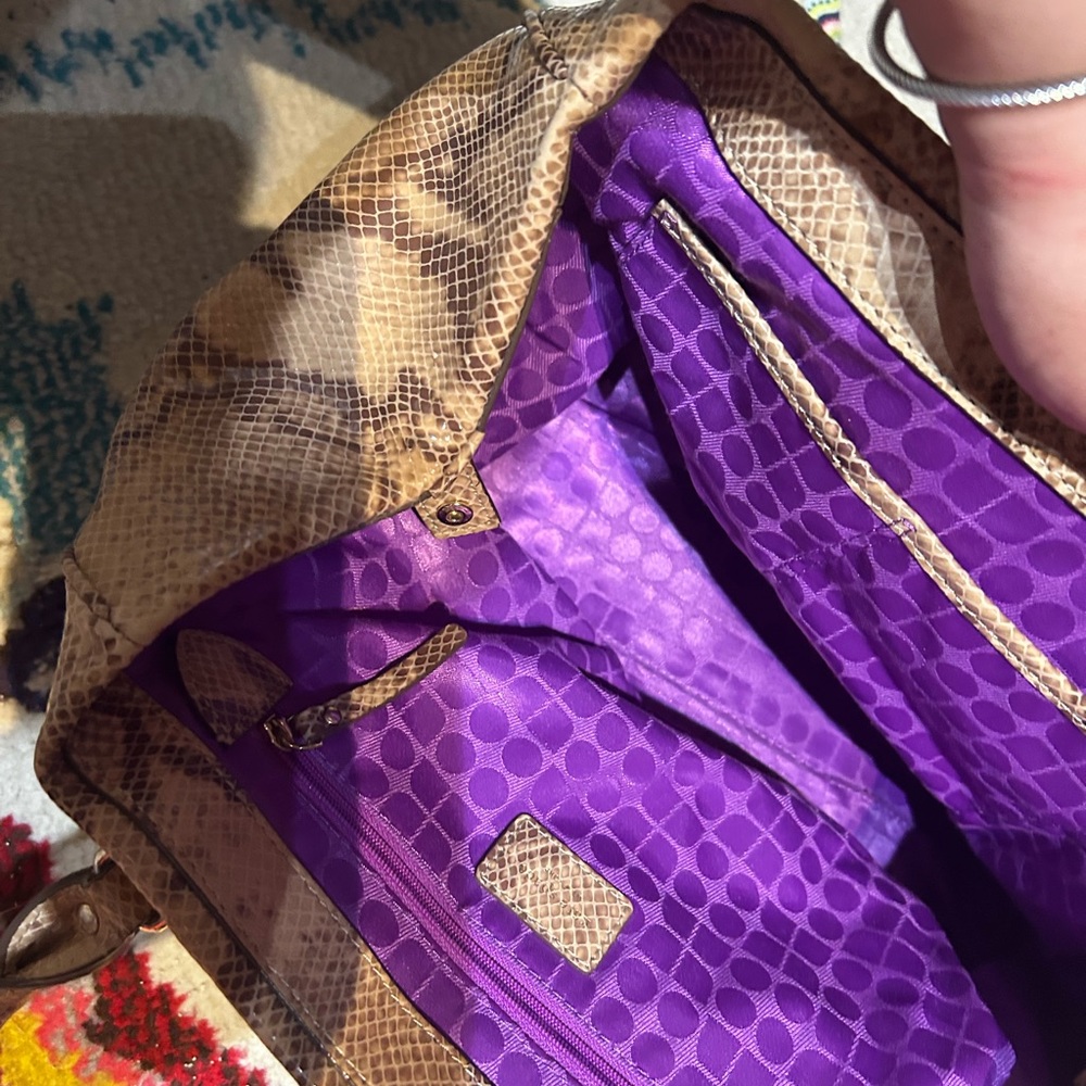 Kate Spade Faux Python Tote